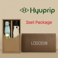 협립 5단53 데이지 암막 30D 고밀도 우양산 +협립3단암막골든수동식우양산-세트