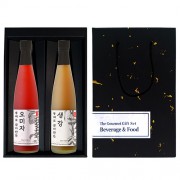 [청숨] 종합1호(생강500ml + 오미자500ml)선물세트