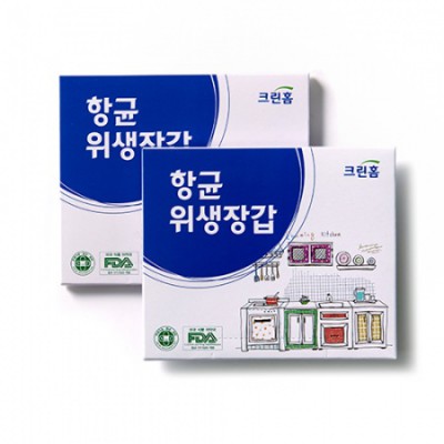 크린홈 항균위생장갑 30매