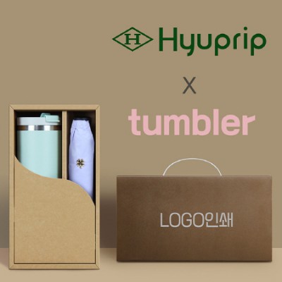 협립3단50카본6K초경량고밀도암막수동우양산 +킹덤 이중진공 핸들 텀블러-세트