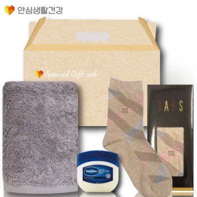 돌봄케어112호(닥스양말+국산타올170g+바세린 젤리)