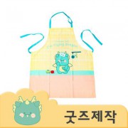 ZA194 [커스텀굿즈] 풀오버인쇄 컴포터블 튼튼한 방수기능 앞치마 (박스제작가능)