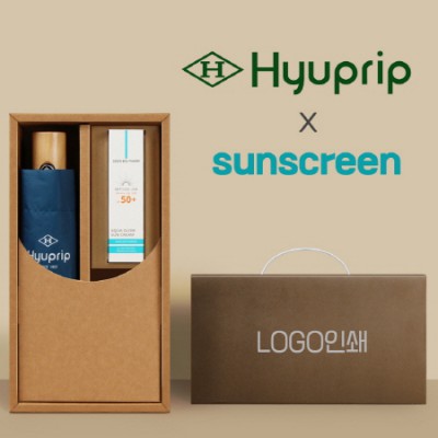 협립3단마시멜로완전자동우산+선크림-세트