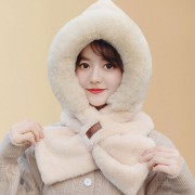 로페리아 플러시 후드머플러 넥워머 모자(0217049)