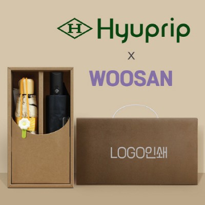 협립 5단53 데이지 암막 30D 고밀도 우양산 +가르시아3단모던완전자동우산-세트