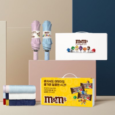 라이프스타일 48호 (크로커다일 투톤클래식 라벨 호텔타올+크로커다일 3단 솔리드 암막 전자동 우산)