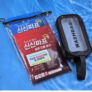 신신파스 5매입 1팩 핫파스 쿨파프(신신파프 5매+멀티백 세면파우치)