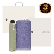 송월 타월 우산 2매 콤보세트 (40수 160g + 송월3단베이직수동)