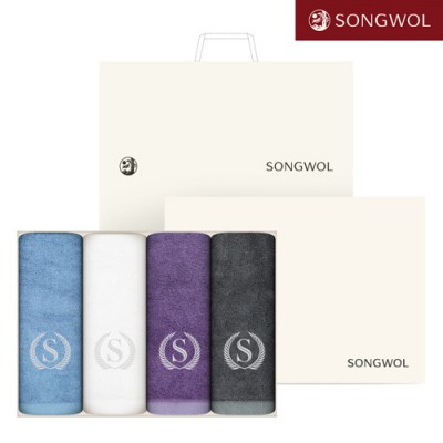 [송월타올] 송월 슈퍼클래스 뱀부 S80 4P 타올세트