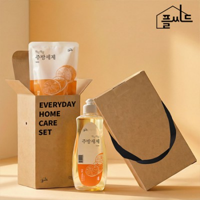 플씨드 매일매일 주방세제 세트(세제본품485ml+리필용300ml)