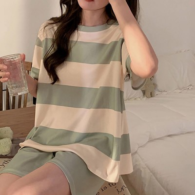 코튼 브리즈 파자마 투피스