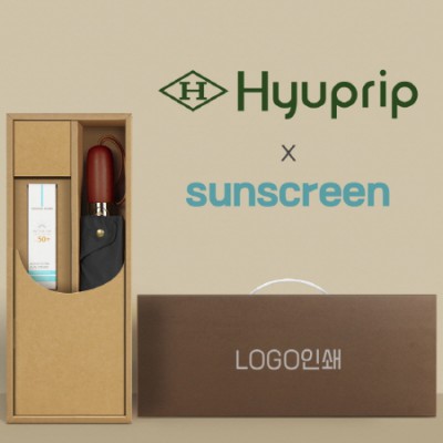 협립 3단60엔티크 고밀도 완전자동우산 +선크림-세트