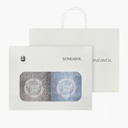 [송월타올] 송월 땡큐 190g 뱀부얀 2p 선물세트(쇼핑백)