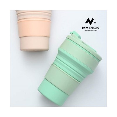 마이픽 접이식 실리콘 텀블러 500ml