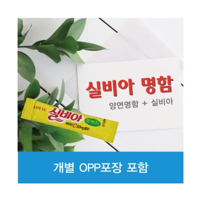 실비아 홍보명함