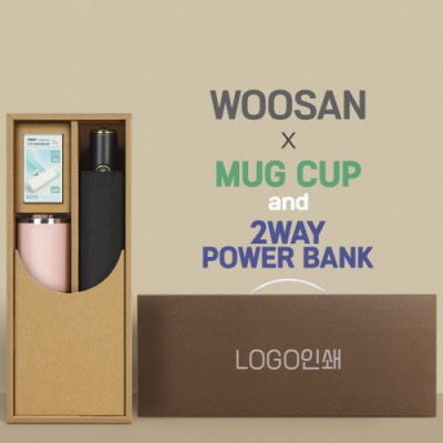 가르시아 3단60 10K 초고밀도 완전자동우산 +배터리+로하스 머그컵1P-세트