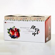 사랑아 사과+아로니아즙 선물세트