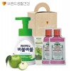 브생건376호 4종세트(크리넥스 버블버블 거품형 핸드워시+카밀 핸드크림+유시몰 가글2매)