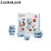 락앤락_205S7GLS 클리어 플래티늄 6호 세트_유리용기 7개