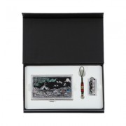 채색송학자개명함+채색송학자개USB(8GB~64GB)