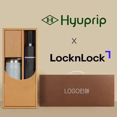 협립 3단 60 슈퍼 거꾸로 완전자동우산 +락앤락 메트로머그1P-세트