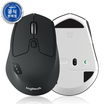로지텍 코리아 정품 TRIATHLON 무선 마우스 M720