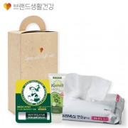 브생건603호 3종세트(카밀 핸드크림+멘소래담 메디케이티드 립밤+크리넥스 안심99.9% 항균물티슈)