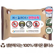 에코닉 생분해 브라운 물티슈 60g (10매)
