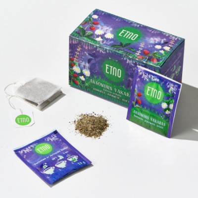 북유럽 허브티 ETNO 벨벳 22T_페파민트 블렌딩(1.5g×22티백) 1박스