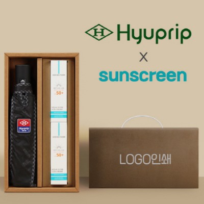 협립3단엠보바이어스완전자동우산+선크림2P-세트