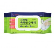 [크린랩] 촉촉한 수세미 (40매)