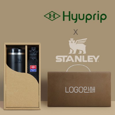 협립3단엠보수동우산 +스탠리887ml 텀블러-세트