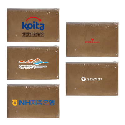 지퍼백/pvc+부직포/포장용지퍼백[xs] 25X16cm