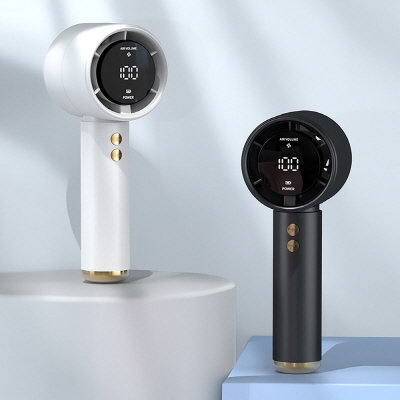유니영 터보제트팬2 고용량 100단 초고속 핸디 손선풍기 3000mAh (UNF3K)