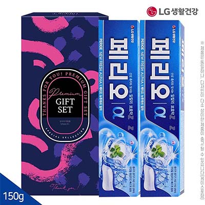 엘지 페리오  알파치약150g 2종세트