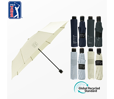 PGA 친환경그린 3단수동 우산