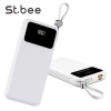 세인트비 케이블일체형 LED 고속보조배터리 10000mAh PBS100C