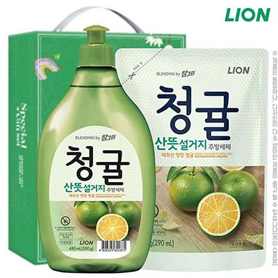 참그린청귤500용기 청귤300리필 2종세트