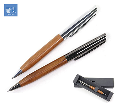 글빛 자연그린 원목 수성펜