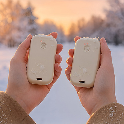 애니클리어 양손 듀얼 손난로 전기 핫팩 [2,500mAh+2,500mAh]