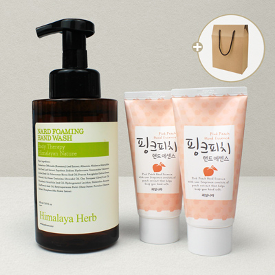 Nard  나드 포밍 핸드워시 500ml  과일나라 핸드크림 세트