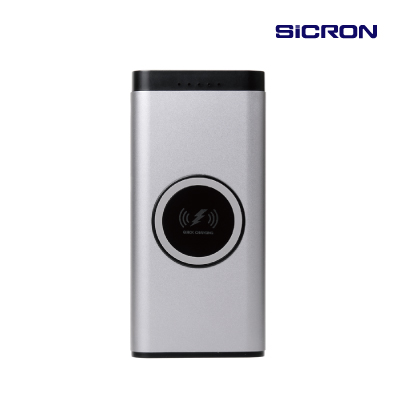 시크론 9V 12V PD 고속 무선충전 대용량 보조배터리 (24W) (20000mAh)